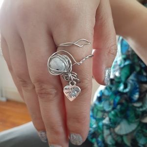 Handmade wire wrap ring